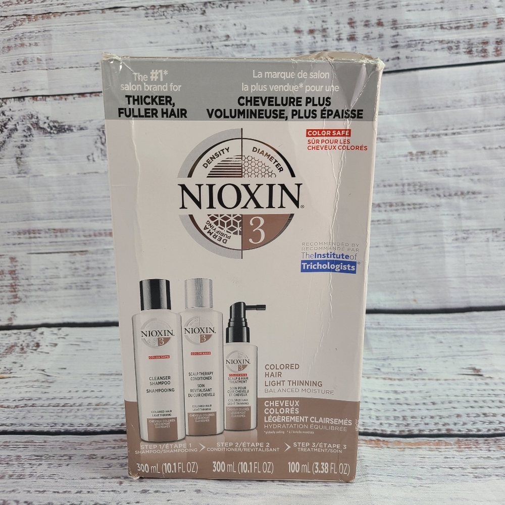NIOXIN System 3 Kit Cleanser Shampoo Conditioner Therapy Treatment 300ml/100ml - Picture 3 of 5